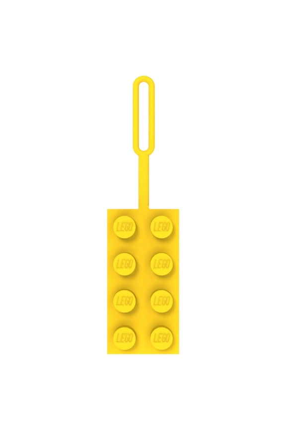 LEGO Silicone Bag Tag 2x4 - Yellow (53657)