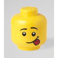thumbnail image 1 of LEGO Small Yellow Minifigure Storage Head, Silly Face, 1 of 2