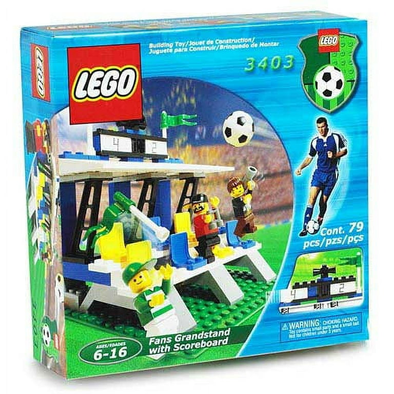  LEGO 3403 Soccer Fans Grandstand with Scoreboard Set (79  Pieces) : Toys & Games