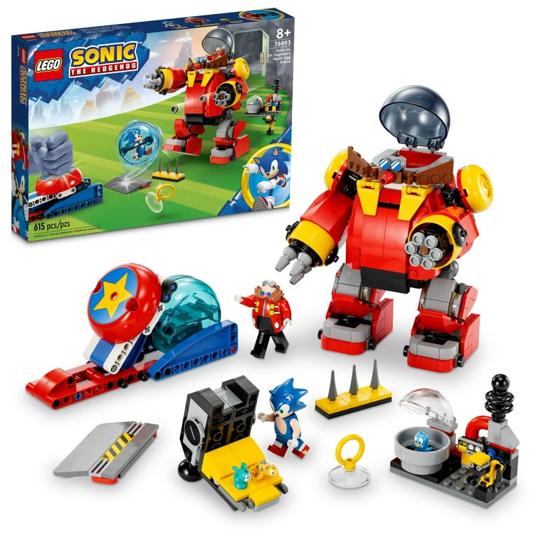 LEGO Sonic vs. Dr. Eggman s Robot 76993 Toy Includes Sphere Launcher 6 Figures for 8 Year Olds Walmart