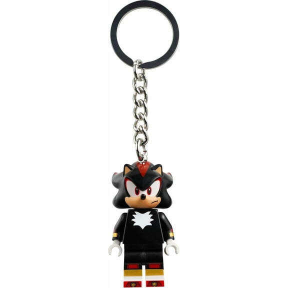 LEGO Sonic Shadow the Hedgehog Minifigure Key Chain 854302