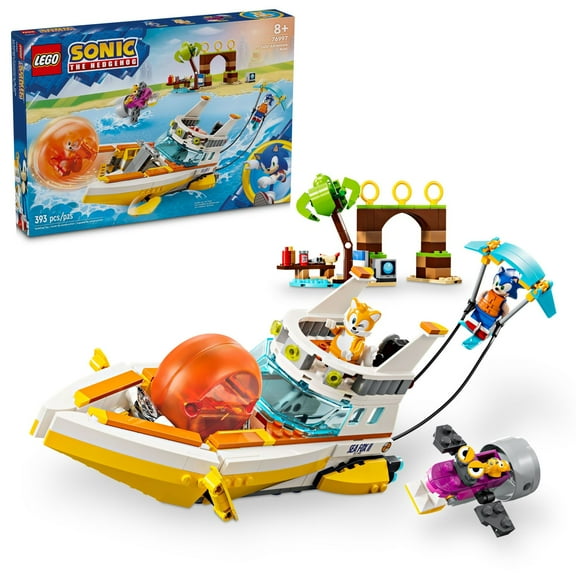 LEGO Sonic the Hedgehog: Tails Adventure Boat Building Set, Video Game Toy, 76997
