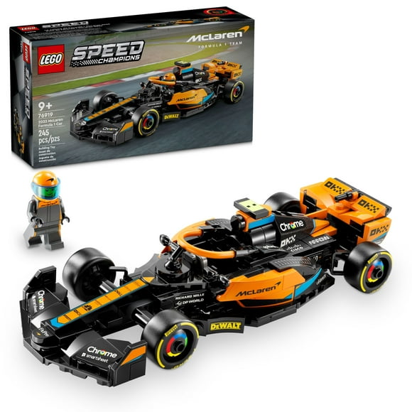 LEGO Speed Champions 2023 McLaren Formula 1 Race Car Toy, Buildable McLaren Set for Kids, F1 Toy Gift Idea for Boys and Girls Ages 9+, 76919