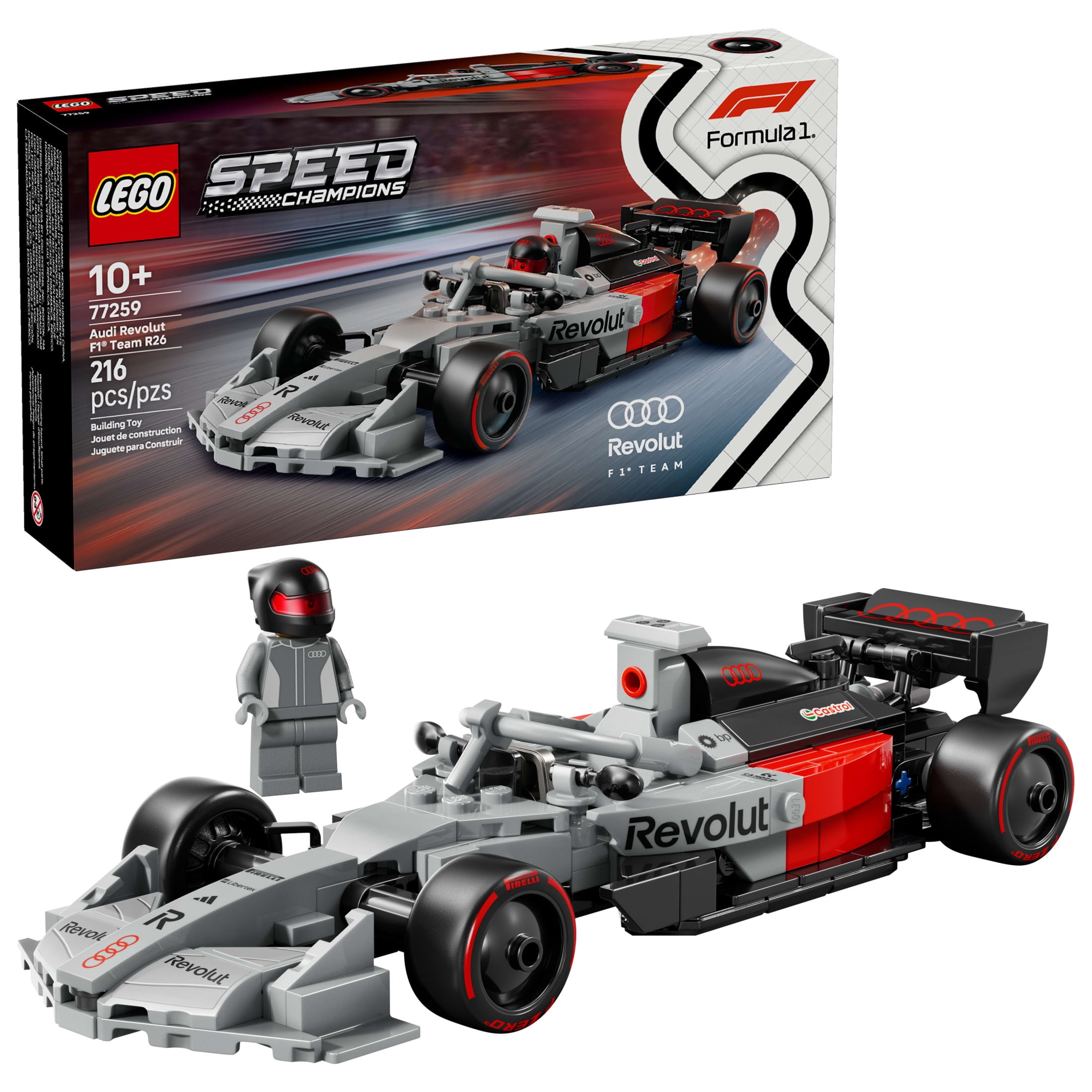 LEGO Speed Champions Audi Revolut F1 Team R26 Race Car Toy
