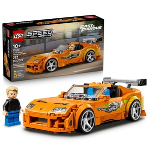 LEGO Speed Champions The Fast and The Furious Toyota Supra MK4 - Juguete de Construcción para Niños y Niñas, Mayores de 10 años - Coche de Rápidos y Furiosos con Minifigura - Regalo para Cumpleaños - 77260