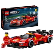 LEGO Speed Champions Ferrari 499P - Building Toy for Boys & Girls, Ages 9+ - Racecar Toy for Kids with Driver Minifigure - Gift for Birthdays - 77261