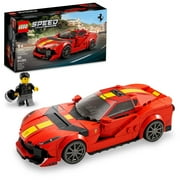 LEGO Speed Champions Ferrari 812 M 76914 Sports Red Race Car, Ferrari Toy Car Model Building Kit with Racing Driver Minifigure