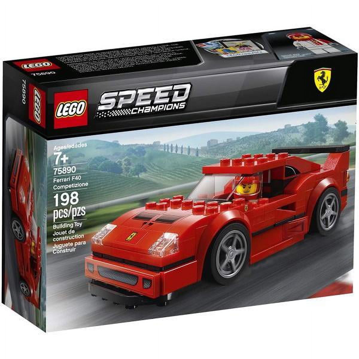 LEGO Speed Champions Ferrari F40 Competizione 75890 Building Kit - image 1 of 8