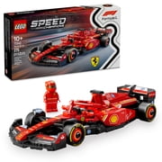 LEGO Speed Champions Ferrari SF-24 F1 Race Car Toy - Building Set for Kids, Boys & Girls, Ages 10+ Gift for Birthdays - Ferrari F1 Model Car Kit for Display or Play - 77242