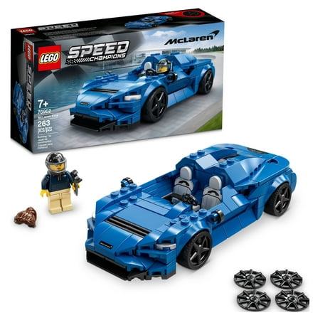 LEGO Speed Champions McLaren Elva 76902 Buildable Toy Car for Kids (263 Pieces)