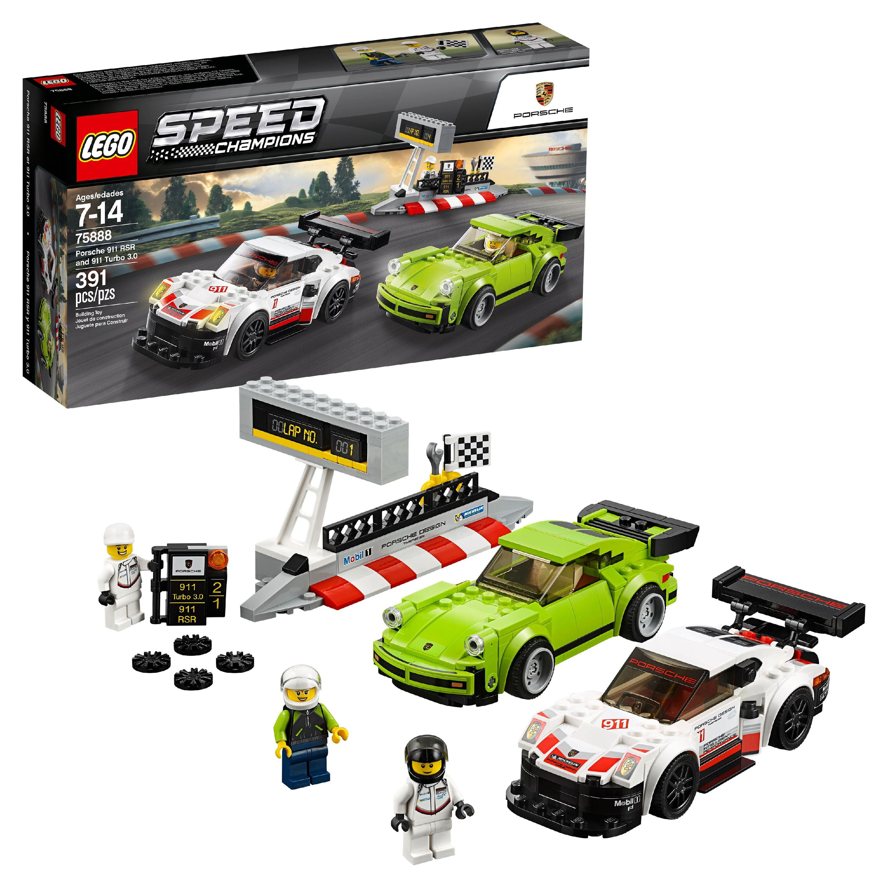LEGO Speed Champions Porsche 911 RSR e Turbo Set Italy
