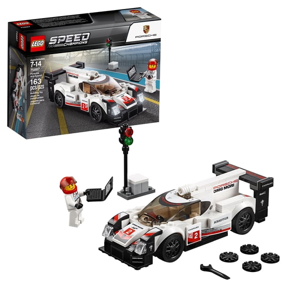 LEGO Speed Champions Fast Car Sets: Porsche 919 Hybrid 75887 for Kids ...