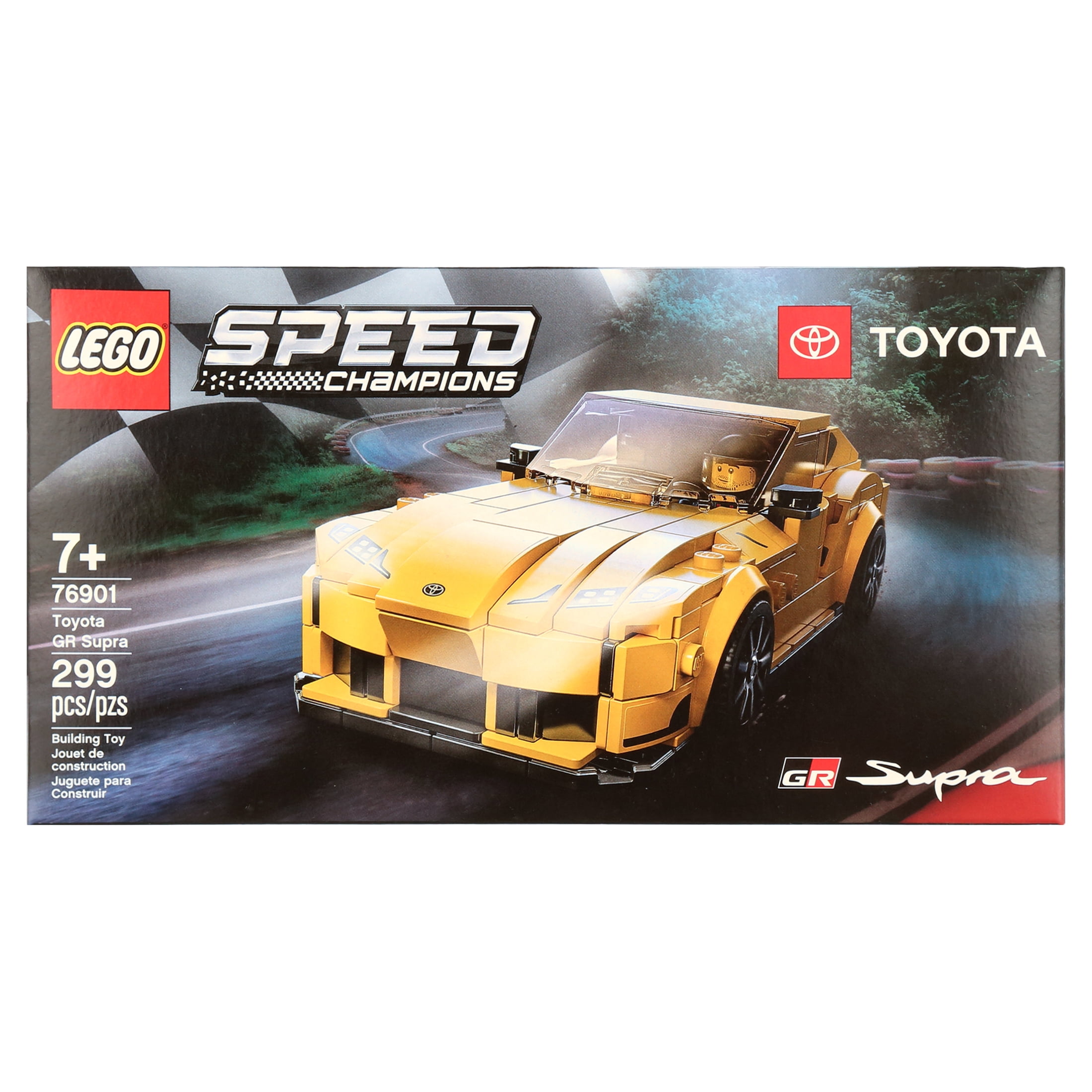 LEGO Speed Champions Toyota GR Supra Set, Includes Race Car Driver