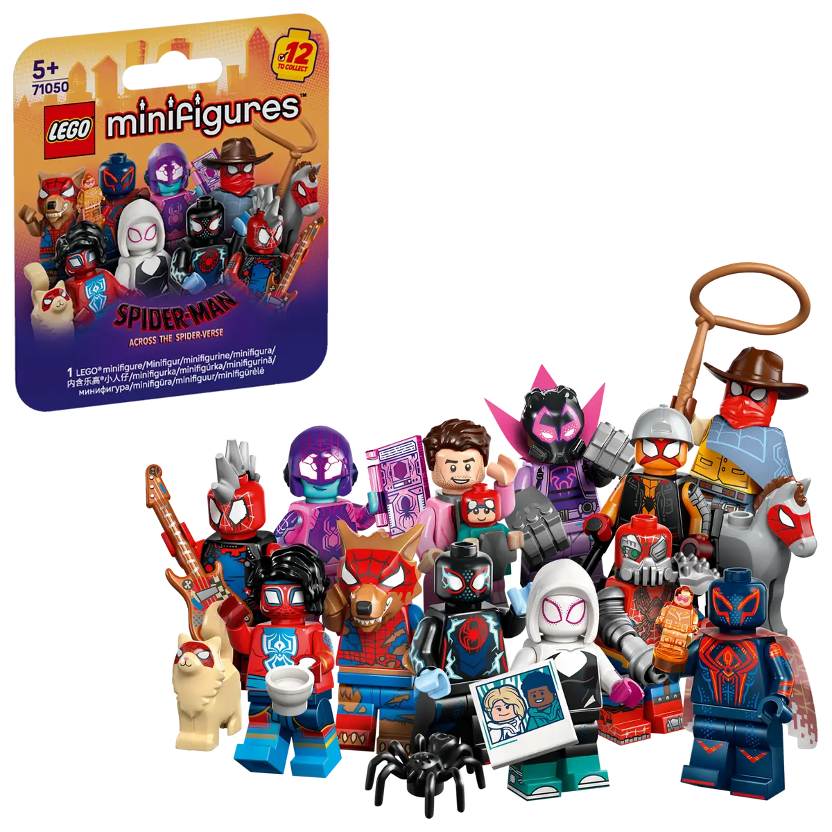 LEGO - Spider-Man Across the Spider-Verse Collectible Minifigures Complete Set of 12 - 71050 (SEALED)