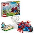 thumbnail image 1 of LEGO Marvel Spidey And His Amazing Friends Spidey on his Motorcycle vs. Rhino Building Toy for Kids - Super Hero Pretend Playset for Preschool Boys & Girls, Ages 4+ - Gift Idea for Birthdays - 11206, 1 of 8