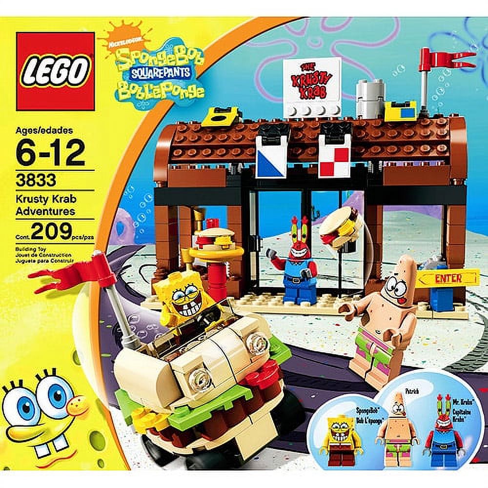 LEGO SpongeBob SquarePants Building Set Krusty Krab Adventures With LEGO SpongeBob SquarePants Building Set Krusty Krab Adventures With