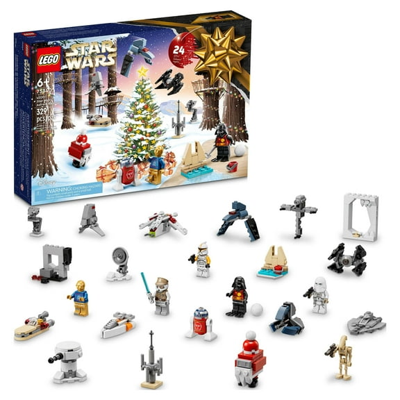 LEGO Star Wars 2022 Advent Calendar 75340 Building Toy Set (329 Pieces)