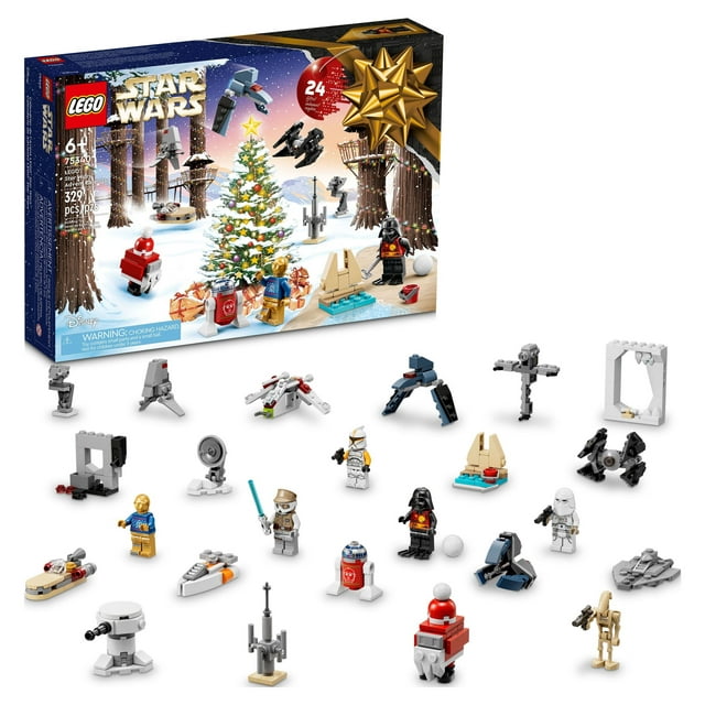 LEGO Star Wars 2022 Advent Calendar 75340 Building Toy Set (329 Pieces)