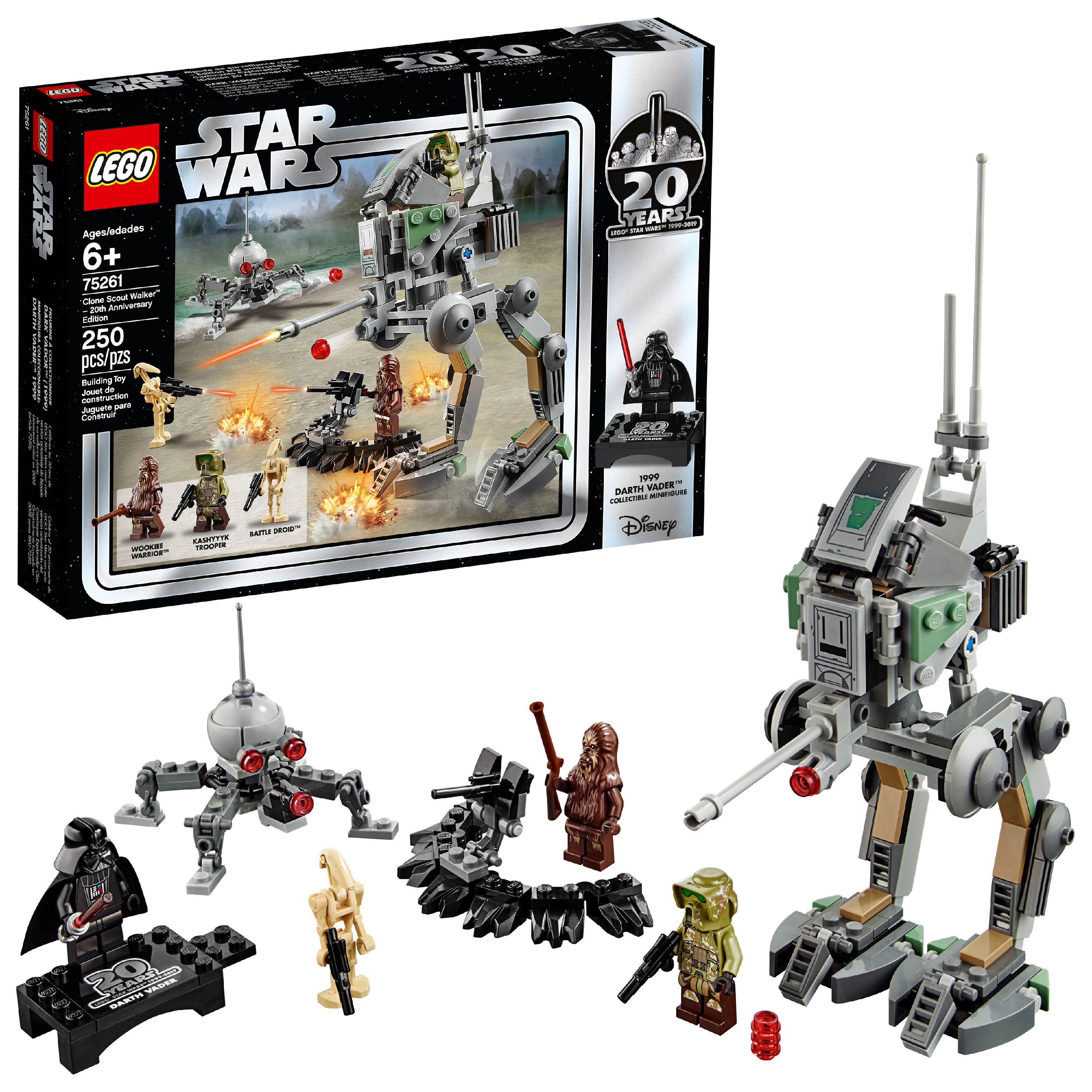 LEGO Star Wars 20th Anniversary Edition Clone Scout Walker 75261 Building Set - image 1 of 7