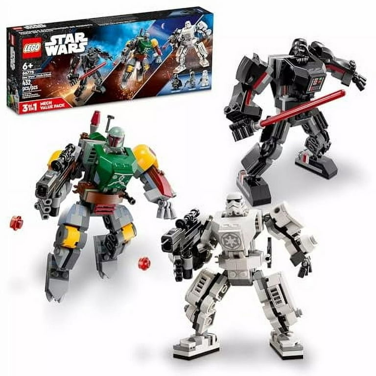 LEGO Star Wars 3-Pack Mech Action Figure Set 66778 (432 Pieces