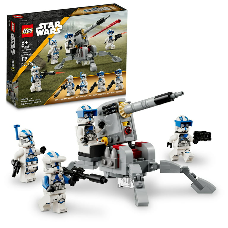 Lego Star Wars 501St Clone Troopers Battle Pack Set 75345 - Walmart.Com