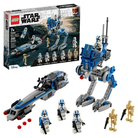 LEGO Star Wars 501st Legion Clone Troopers 75280 Building Toy, Cool Action Set for Creative Play (285 Pieces)