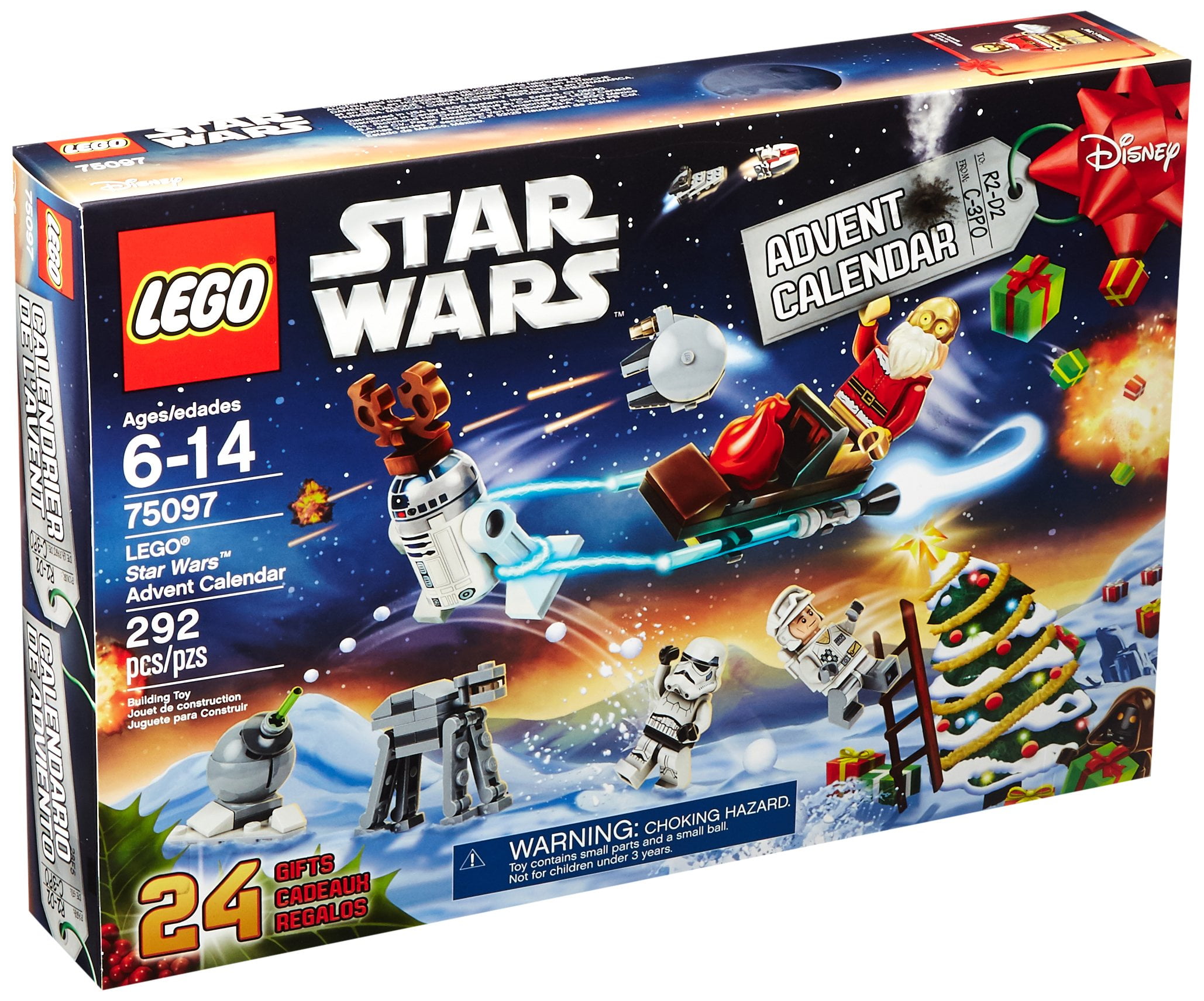 LEGO Star Wars 75097 Advent Calendar Building Kit - Walmart.com