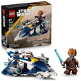 thumbnail image 1 of LEGO Star Wars Plo Koon’s Jedi Starfighter Microfighter Kids Toy - Building Toy for Pretend Play - Clone Wars Playset and Room Decor for Boys and Girls, Ages 6+ - Birthday Gift Idea - 75400, 1 of 10