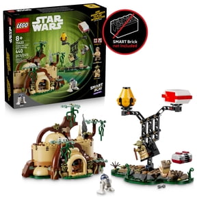 LEGO Star Wars SMART Play: Yodas Hut and Jedi Training - Building Toy for Role Play - Compatible Set with 2 SMART Tags and 2 LEGO Minifigures - Gift for Boys, Girls and Kids Ages 8+ - 75422