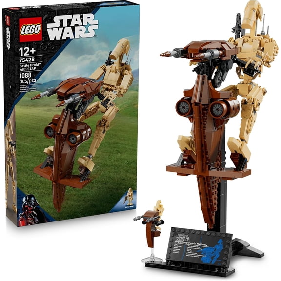 LEGO Star Wars 75428 Battle Droid w/ STAP Building & Learning Toy, For Ages 12+