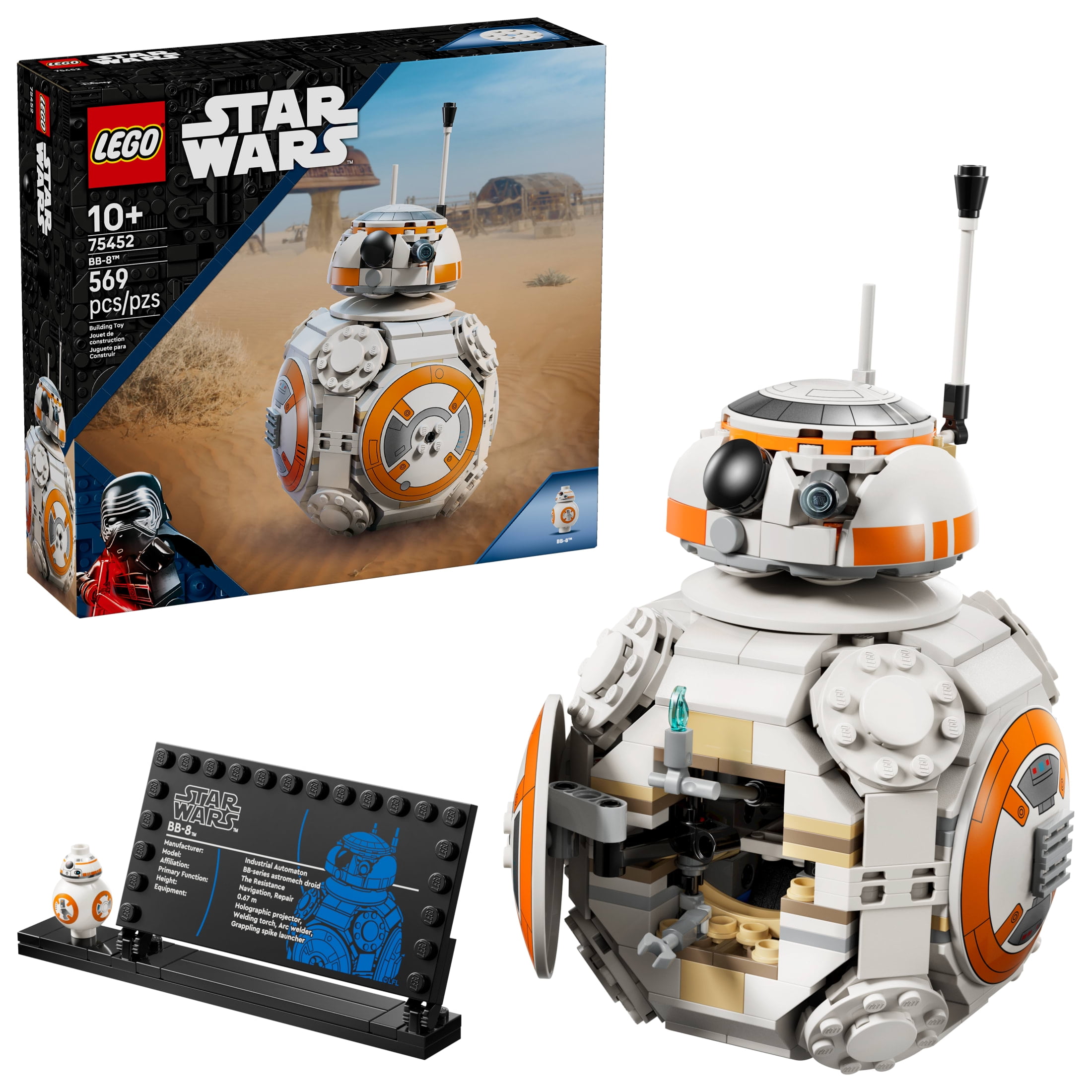 LEGO Star Wars BB-8 Astromech Droid Building Toy for Boys & Girls