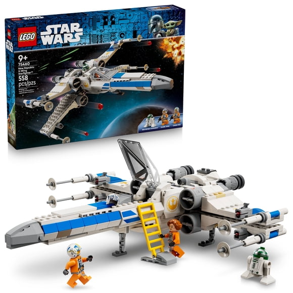 LEGO Star Wars New Republic X-Wing Starfighter Building Toy - Build and Display Set for Boys & Girls, Ages 9+ - Star Wars Gift for Birthdays & Fans - 75460