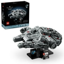 LEGO Star Wars: A New Hope Millennium Falcon, Buildable 25th Anniversary Starship Model for Home Décor, May the 4th Collectible Building Set for Adults, Star Wars Gift Idea, 75375