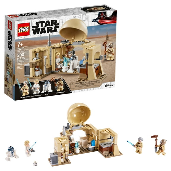 LEGO Star Wars: A New Hope Obi-Wan's Hut 75270 Adventure Building Toy for Children 7+ (200 pieces)