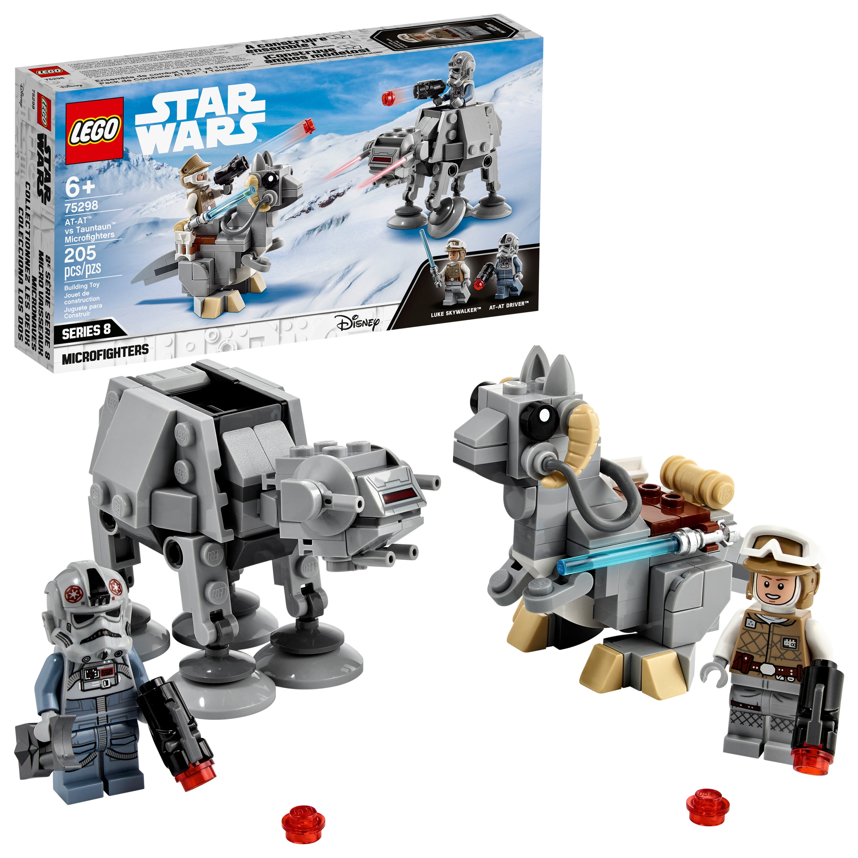 LEGO Wars AT-AT vs. Tauntaun 75298 Building Toy Pieces) - Walmart.com