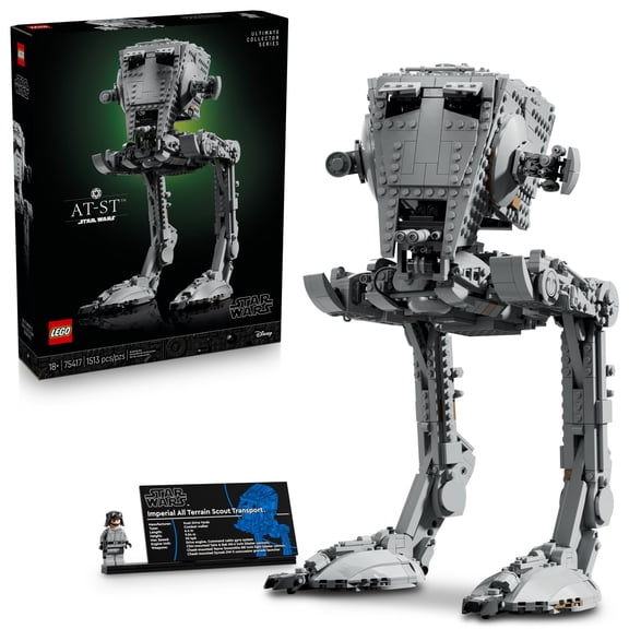 LEGO Star Wars AT-ST Walker Building Set - Adult Building Blocks for Fans, Ages 18+ - Imperial Forces Collectible Model Kit - Star Wars Gift Idea for Men & Women - 75417