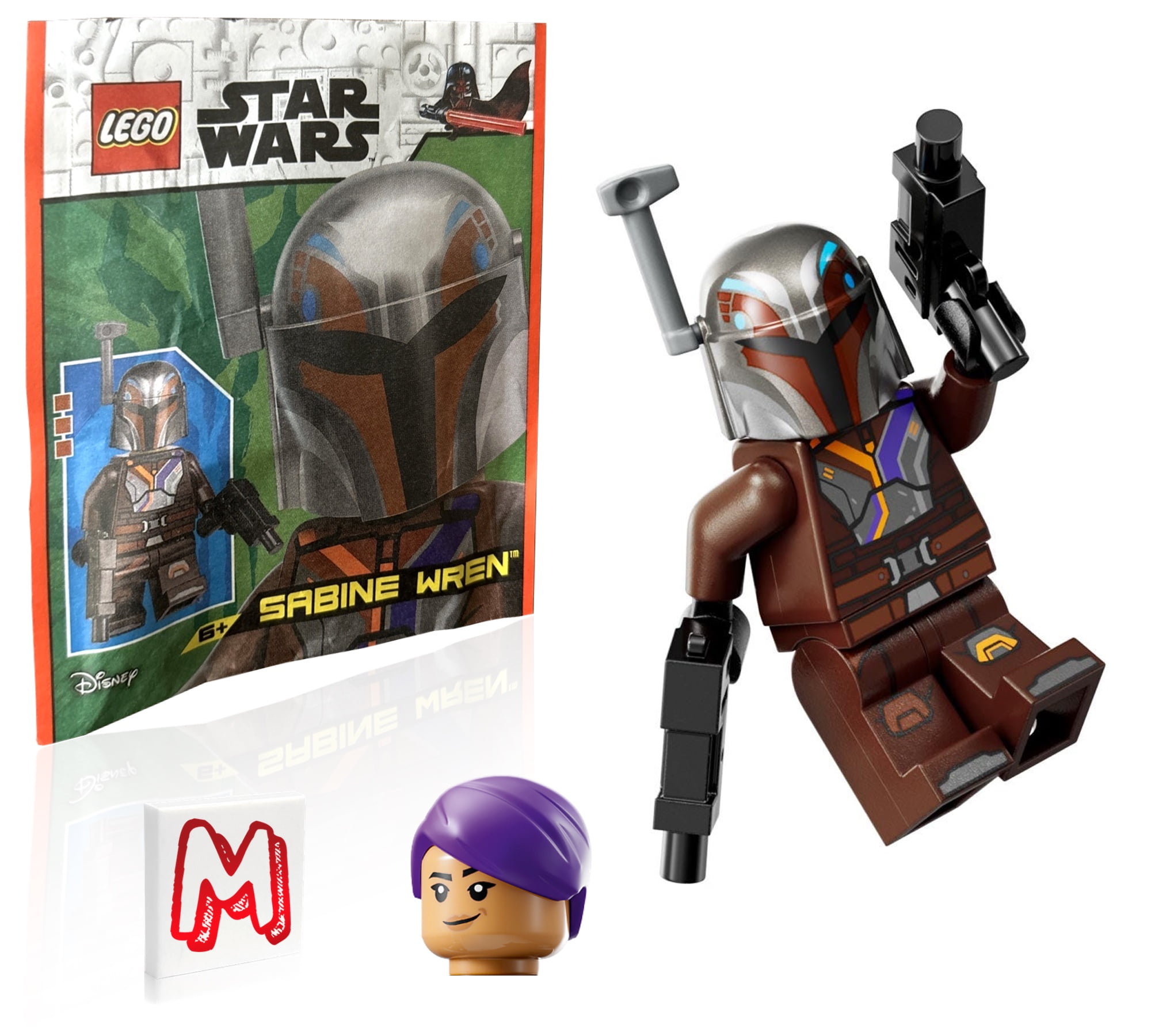LEGO Star Wars Ahsoka Minifigure - Sabine Wren with Blasters (75362) -  Walmart.com