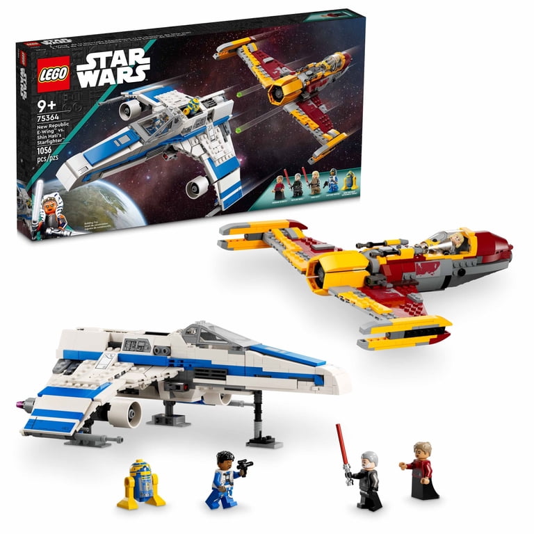 ya☆ LEGO Star Wars: Ahsoka's New Republic E-Wing vs Shin Hati's