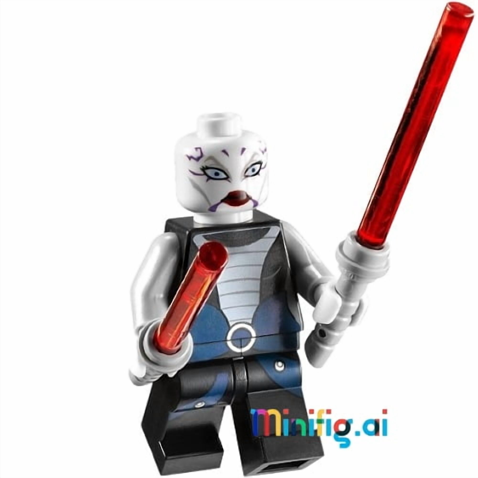 LEGO Star Wars Asajj Ventress with 2 Red Lightsabers Set 7957