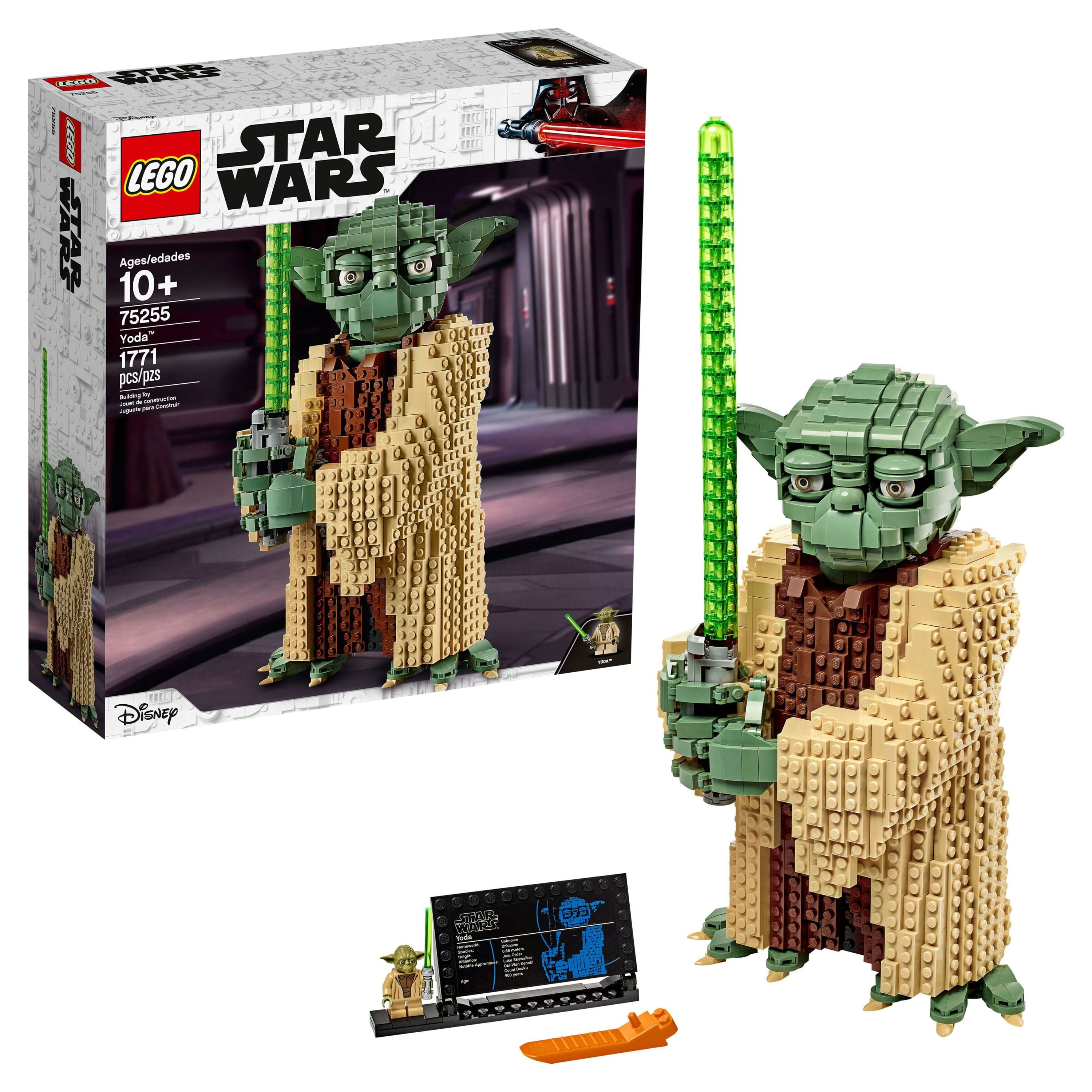 LEGO Star Wars: Attack of the Clones Yoda 75255 Building Toy Set (1,771  Pieces) 