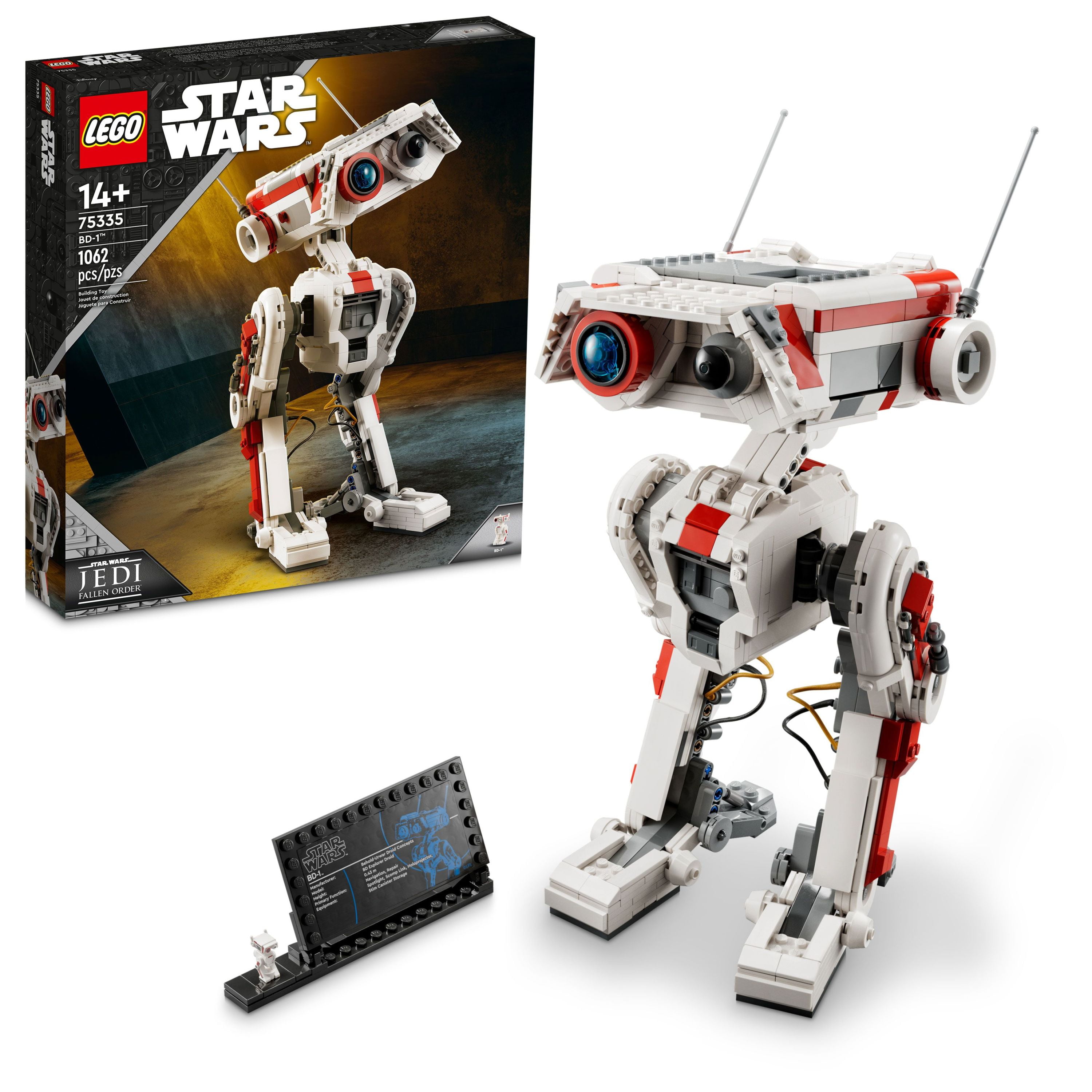 i går Gepard Charmerende LEGO Star Wars BD-1 75335 Posable Droid Figure Model Building Kit, Room  Decoration, Memorabilia Gift Idea for Teenagers from the Jedi: Survivor  Video Game - Walmart.com