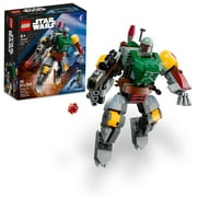 LEGO Star Wars Boba Fett Mech 75369 Buildable Star Wars Action Figure, this Posable Mech Inspired by the Iconic Star Wars Bounty Hunter Features a Buildable Shield, Stud Blaster and Jetpack
