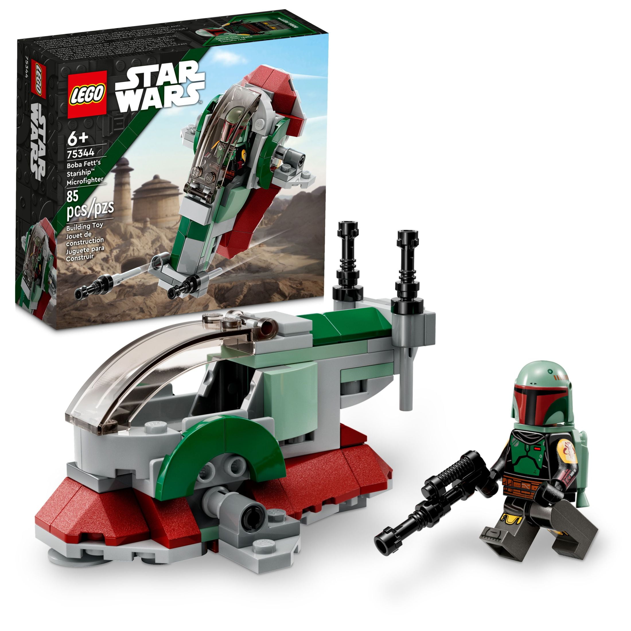 LEGO Star Wars Boba Fett's Starship Microfighter Set 75344 $7.12