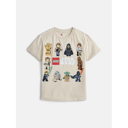 LEGO Star Wars LEGO® Star Wars Boys' Graphic Crewneck Tee with Short Sleeves, Sizes 4-18