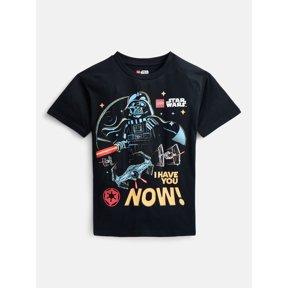 LEGO® Star Wars Boys' Graphic Crewneck Tee with Short Sleeves, Sizes 4-18