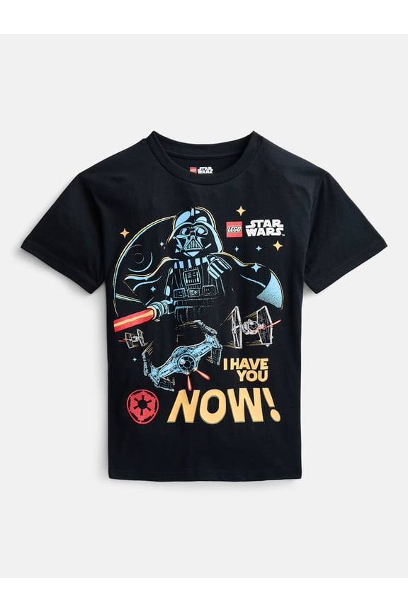 LEGO® Star Wars Boys' Graphic Crewneck Tee with Short Sleeves, Sizes 4-18