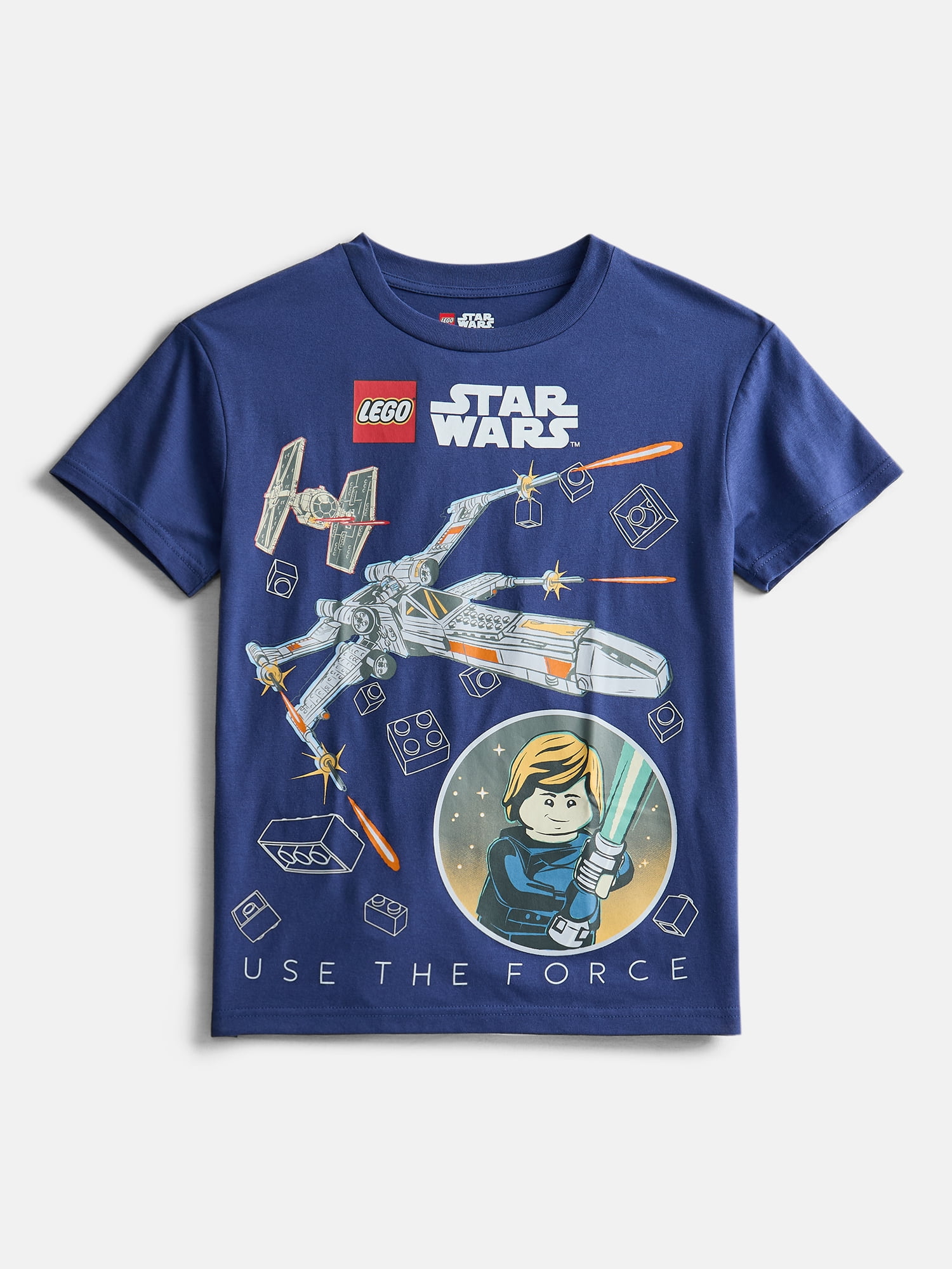 LEGO® Star Wars Boy’s Graphic Crewneck Tee with Short Sleeves, Sizes 4-18