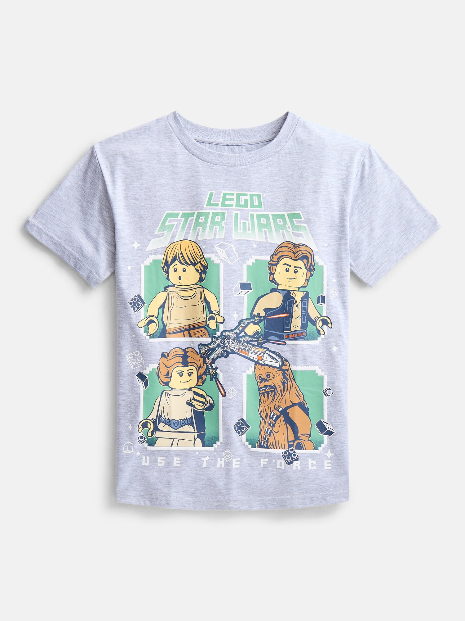 LEGO® Star Wars Boys' Graphic Crewneck Tee with Short Sleeves, Sizes 4-18