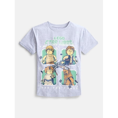 LEGO Star Wars LEGO® Star Wars Boys' Graphic Crewneck Tee with Short Sleeves, Sizes 4-18