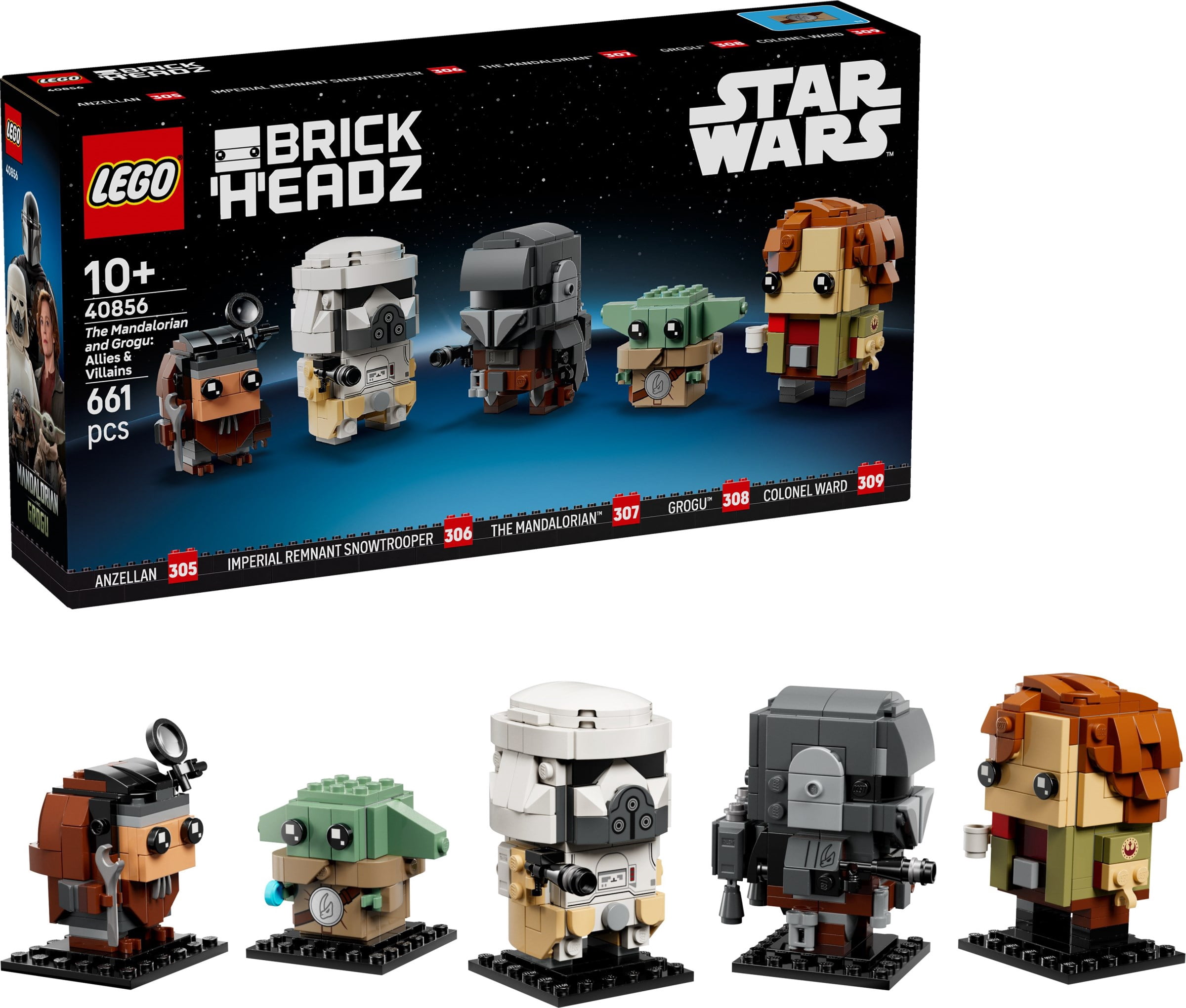 yuu⭐︎special LEGO Star Wars BrickHeadz The Mandalorian & Grogu Allies